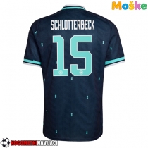 Moške Nogometnih dresov Nemčija Nico Schlotterbeck #15 Gostujoči SP 2026 Kratki rokavi